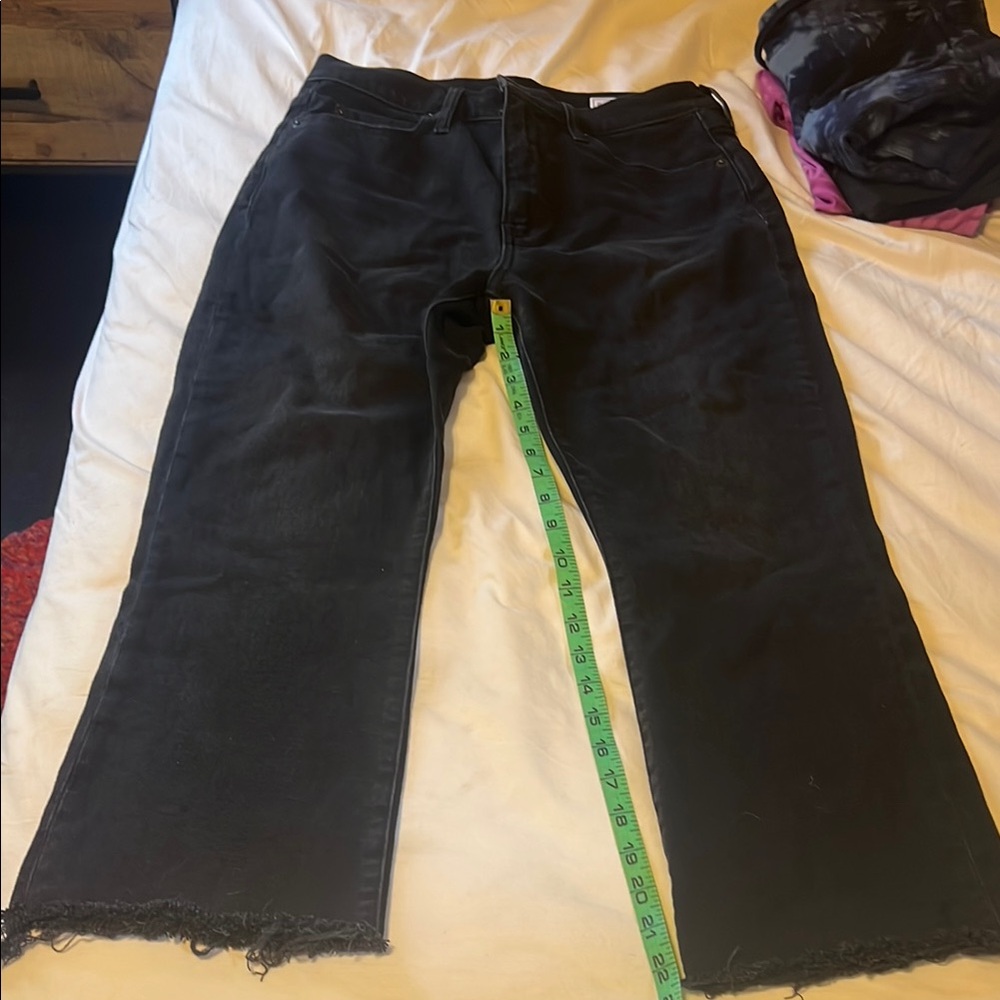 GAP kick fit high rise Wide Leg Jeans 10 SHORT